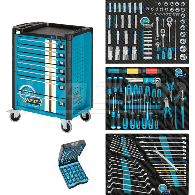 Тележка инструментальная Hazet 179-7/178 с набором инструмента. Тележка инструментальная Hazet 179-7/178 с набором инструмента.