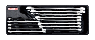 Набор комбинированных ключей 8-24мм, 13 пр., в ложементе (A) TOPTUL GAAT1302 Набор комбинированных ключей 8-24мм, 13 пр., в ложементе (A) TOPTUL GAAT1302