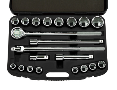 T45755 Набор 12-гранных головок и аксессуаров 3/4", 21 предмет T45755 Набор 12-гранных головок и аксессуаров 3/4", 21 предмет