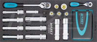 Набор тоцевых головок Hazet 163-376/54 Набор тоцевых головок Hazet 163-376/54