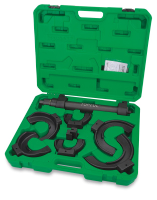 Стяжка пружин для подвески типа "Макферсон" с 3-мя парами захватов, d 80-195 мм, 8 пр. TOPTUL JGAI0801 Стяжка пружин для подвески типа "Макферсон" с 3-мя парами захватов, d 80-195 мм, 8 пр. TOPTUL JGAI0801