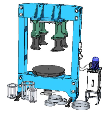 Пресс для шин погрузчиков ПШ120П Пресс для шин погрузчиков ПШ120П
