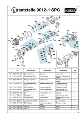 HAZET Фитинг корпуса ударного механизма для гайковерта 9012-1SPC  9012-1SPC-013 HAZET Фитинг корпуса ударного механизма для гайковерта 9012-1SPC  9012-1SPC-013